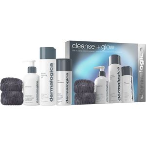 Dermalogica Cleanse + Glow - Precleanse 150ml + Special Cleansing Gel 250ml + Daily Microfoliant 74g + Reinigingsbanden