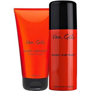 Van Gils Basic Instinct - Showergel 150ml + Deodorant Spray 150ml