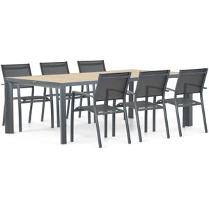 Lifestyle Garden Furniture Sella/Borello 240 cm dining tuinset 7-delig