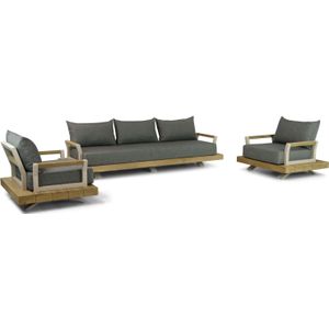 Santika Supreme stoel-bank loungeset 3-delig
