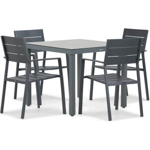 Lifestyle Garden Furniture Stella/Porto 90 cm dining tuinset 5-delig