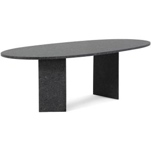 Garden Collections Graniet dining tuintafel ovaal 240 x 120 cm