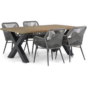 Lifestyle Advance/Cardiff 180 cm dining tuinset 5-delig