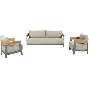 4 Seasons Outdoor Varenna stoel-bank loungeset 3-delig