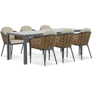 Lifestyle Garden Furniture Nice/Venustas 210 cm dining tuinset 7-delig