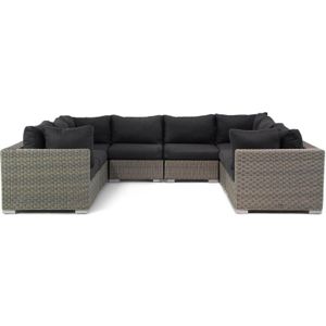 Garden Collections Toronto loungeset U-vorm 8-delig