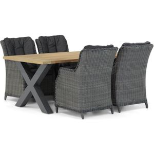 Garden Collections Buckingham/Cardiff 180 cm dining tuinset 5-delig