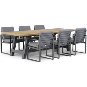 Santika Zaga/Trente 260 cm dining tuinset 7-delig