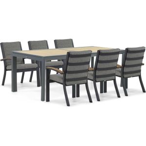Osmen Midura/Rosarno 214/273 cm dining tuinset 7-delig