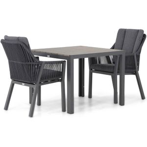 Lifestyle Garden Furniture Verona/Young 92 cm dining tuinset 3-delig
