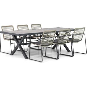 Taste Elba/Crossley 245 cm dining tuinset 7-delig