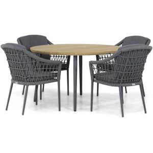 Coco Dalice/Montana 130 cm rond dining tuinset 5-delig