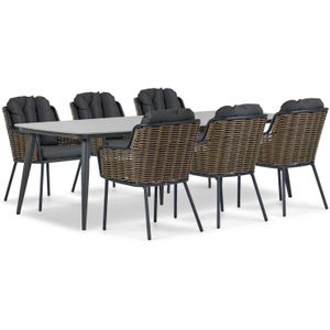Santika Fasano/Vienna 240 cm dining tuinset 7-delig