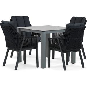 Lifestyle Garden Furniture Verona/Yoko 90 cm dining tuinset 5-delig
