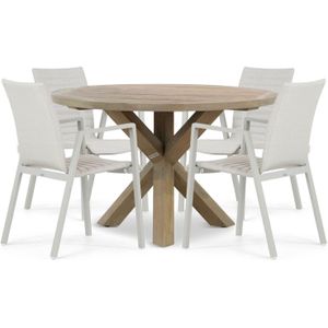 Osmen Joliet/Sand City 120 cm dining tuinset 5-delig