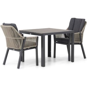 Lifestyle Garden Furniture Verona/Young 92 cm dining tuinset 3-delig