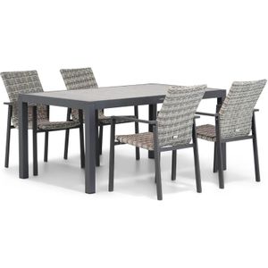 Lifestyle Garden Furniture Upton/Residence 164 cm dining tuinset 5-delig