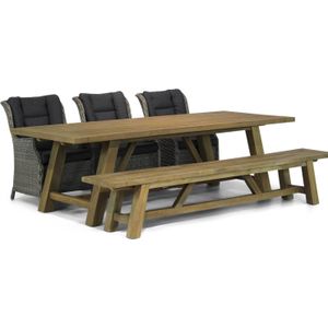 Garden Collections Aberdeen/Lazio 260 cm dining tuinset 5-delig