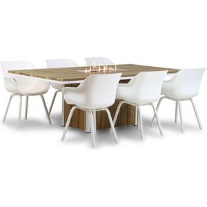 Hartman Sophie element/Seaside 220 cm dining tuinset 7-delig