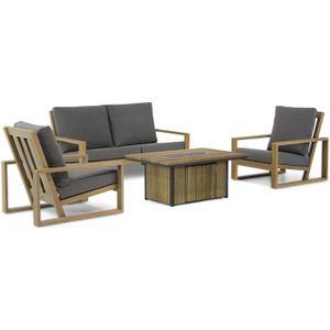 Lifestyle Pure Island/Seaside 120 cm stoel-bank loungeset 4-delig