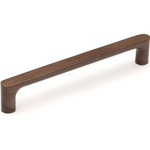 Houten meubelgreep - 144x16x128mm - Walnoot