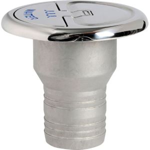 Dek-dop Diesel met sleutel A Ø38mm D Ø76mm B 76mm RVS 316 (Inox A4)