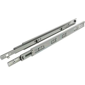 Kogelladegeleider met steun - Zelfsluitend - 350mm - 45kg draagvermogen - volledig uittrekbaar