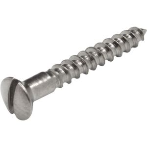 Houtvijs DIN 95 Messing 3,5x12mm - Per stuk