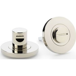 WC-Garnituur set Plain - Ø50mm - PVD Gepolijst nikkel