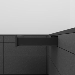 Blum Legrabox lade - Hoogte M (106mm) - 600mm - 70kg - Carbonzwart