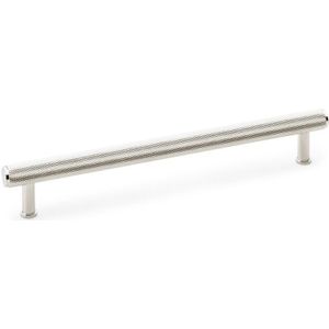 Meubelgreep Knurled 'Crispin' - Gepolijst nikkel - 262x39x224mm