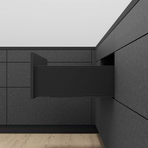 Blum Legrabox lade - Hoogte C (193mm) - 270mm - 40kg - Carbonzwart - EXPANDO BEVESTIGING