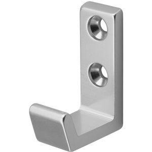 Handdoekhaak enkel (recht) - naturel - 13mm