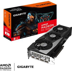 Gigabyte AMD Radeon RX 7600 GAMING OC - Videokaart - 8GB - GDDR6 - PCIe 4.0 - 2x HDMI 2.1b - 2x DisplayPort 1.4