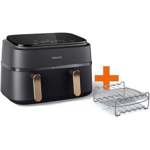 Philips NA352/04 Dual Basket Zwart