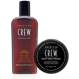 American Crew - Daily Shampoo & Heavy Hold Pomade
