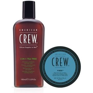 American Crew - 3-in-1 Tea tree & Heavy Hold Pomade