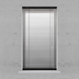 Aluminium jaloezie 25mm Smart Matte black 60x180