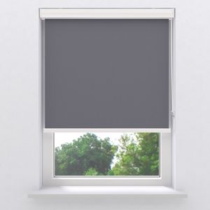 Rolgordijn - Pure Grey - 60x175cm - Verduisterend