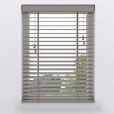 Houten jaloezie Easy 50 mm Bamboe Light grey 150x240cm