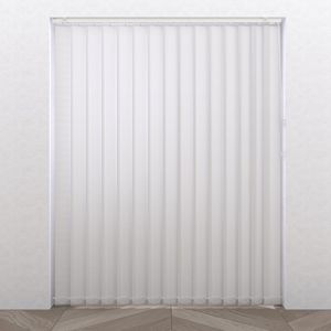 Lamellen Easy Fiber Transparant White 89x260 - 5 lamellen