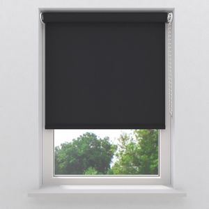 Rolgordijn Easy Lichtdoorlatend Black 110x190cm