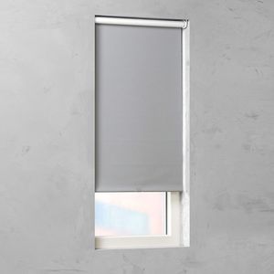 Rolgordijn Easy Handgreep Verduisterend Steel Grey 200x190cm