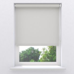Rolgordijn Easy Base Lichtdoorlatend Light grey 60x190cm