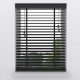 Houten jaloezie Easy 50 mm Bamboe Black 75x240cm