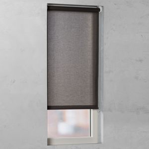 Rolgordijn Natural Smart Lichtdoorlatend Dark Grey 150x250