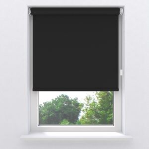 Elektrisch Rolgordijn Easy Eco Lichtdoorlatend Black 180x190cm