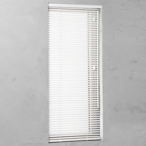 Houten Jaloezie Op Maat 25 mm Signaalwit - Wit