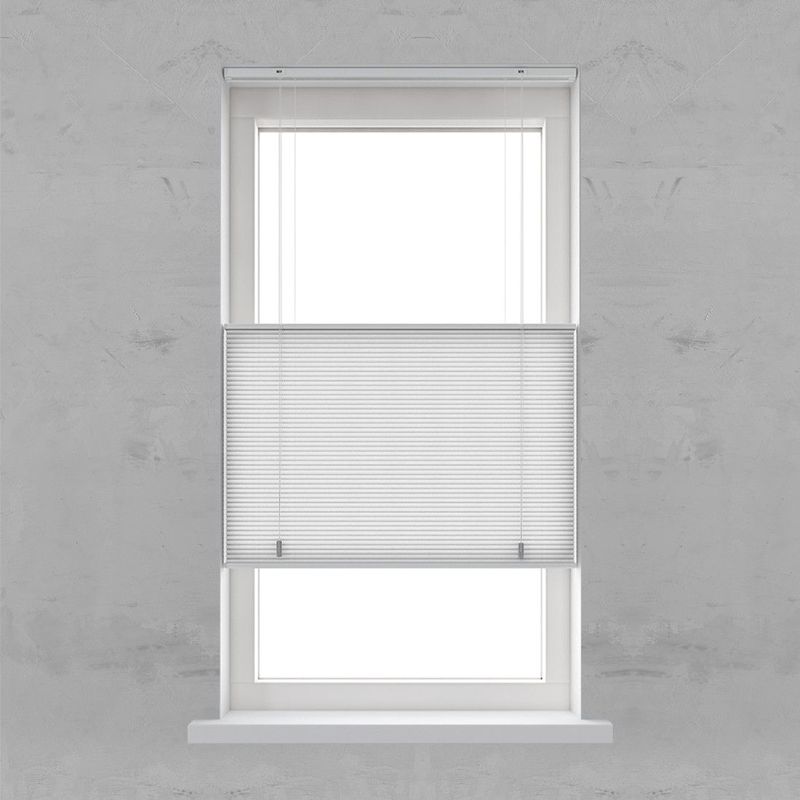Decosol - 6011 Plisségordijn - Verduisterend - Wit - Raamdecoratie