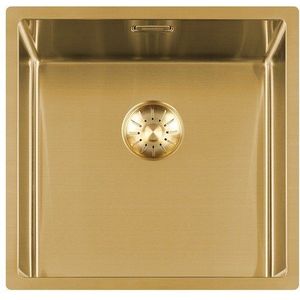 Lorreine 40SP-GOLD RVS spoelbak met Lorreine SuperPlug